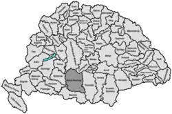 Locatie van Bács-Bodrog