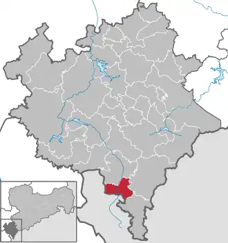 Kaart van Bad Elster