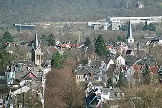 Bad Godesberg vanaf de Godesburg