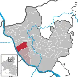 Kaart van Bad Hönningen