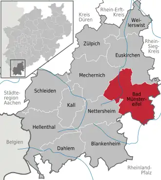 Kaart van Bad Münstereifel