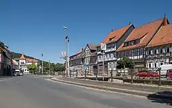 Bad Salzdetfurth, straatzicht: Salzplännerstrasse-Marktstrasse