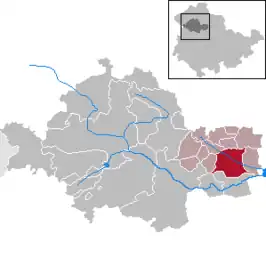 Kaart van Bad Tennstedt