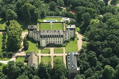 Schloss Fürstenberg, nabij het dorp van die naam
