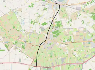 Spoorlijn Bad Zwischenahn - Edewachterdamm op de kaart