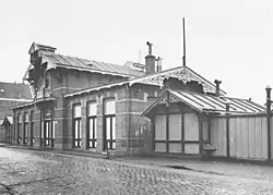 Het badhuis in de periode 1910-1930, foto van P.B. Kramer
