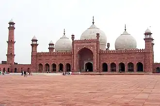 De Badshahimoskee in Lahore