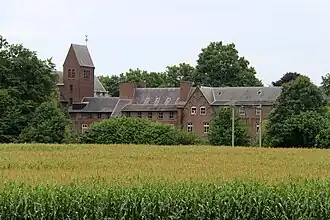 Het kloostergebouw in 2017