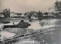 Baggerschip bij Kleine Griend, 1895