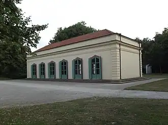 Concertzaal in het park Bagno