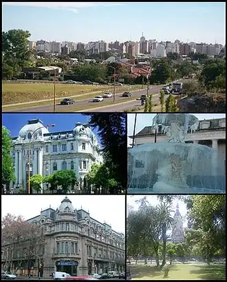 Een collage van Bahia Blanca