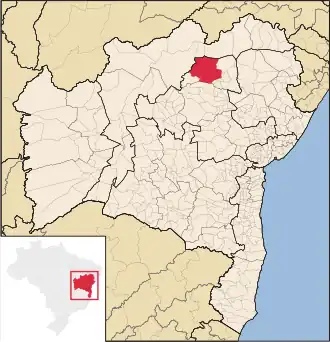 Kaart van Campo Formoso