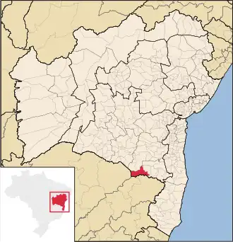 Kaart van Encruzilhada