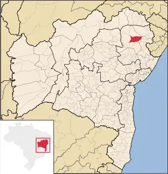 Kaart van Euclides da Cunha