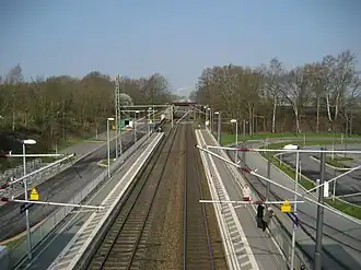 Station Bremen-Mahndorf, met blikrichting Bremen
