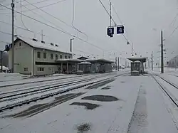 In de sneeuw op 22 februari 2015.