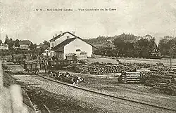 Station Mugron rond 1905.