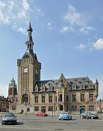 Stadhuis en belfort van Belle