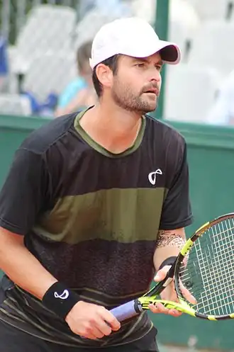 Brian Baker op Roland Garros 2016