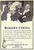 Reclame voor Baker's cacao