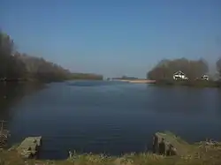 De Bakkerskil, gezien vanaf het Bakkerskilgemaal