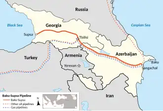 Route Bakoe-Soepsa-pijpleiding