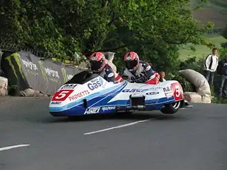 Klaus Klaffenböck en Daniel Sayle tijdens de training in 2010