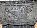 Romaans doopvont (detail)