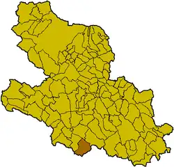 Locatie van Balsorano in L'Aquila (AQ)