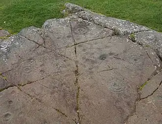 Baluachraig Cup and Ring Marks (detail)