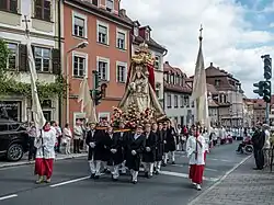 Muttergottesprozession in Bamberg, Duitsland
