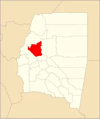 Kaart van departement