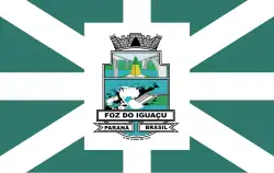 Vlag van Foz do Iguaçu