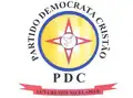 Vlag van de Partido Democrata Cristão (PDC).
