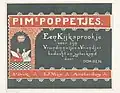 Bandontwerp van Pim's Poppetjes. (2e druk, 1913)