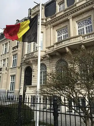 De kantoren langs de Tervurenlaan in Etterbeek (Brussel)
