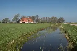 Uitzicht op de Middenweg