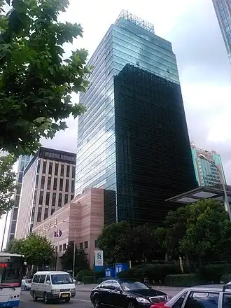 Het hoofdkantoor in Shanghai.