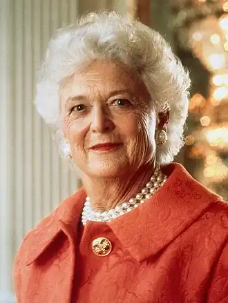 Barbara Bush in 1992