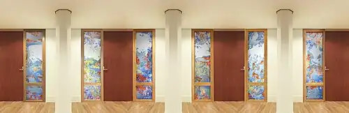 Barbara Nanning, 'Hemel', Ramen voor Woongebouw Huizen, 2010.