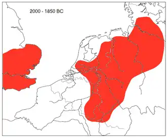 verspreiding van wikkeldraadbekers