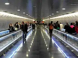 De verbindingsgang tussen Provença en Diagonal