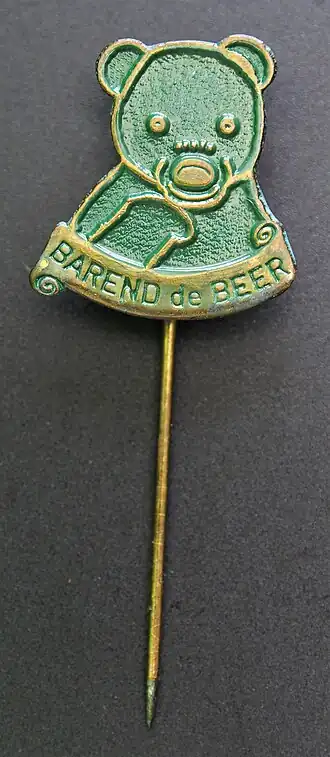 Draagspeld met Barend de Beer