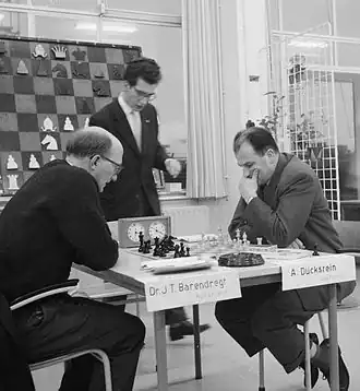 Johan Barendregt (links) in 1960