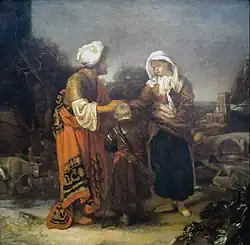 De wegzending van Hagar - Barent Fabritius