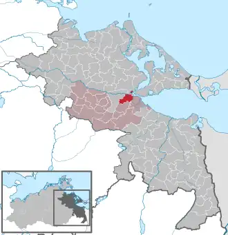 Kaart van Bargischow