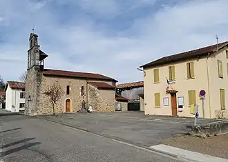 De kerk en het gemeentehuis
