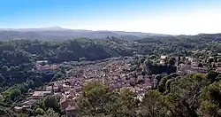 Barjols, bovenaanzicht (2002)