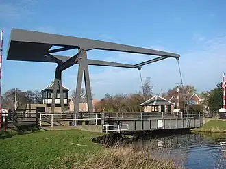 De kanaalbrug te Barnby Dun