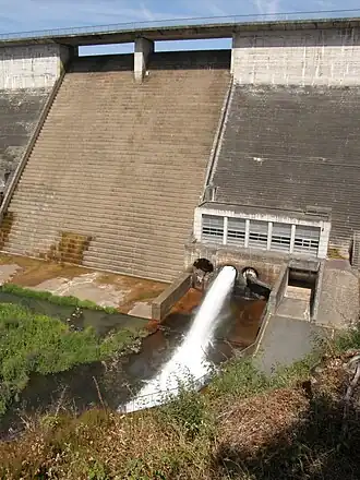 Stuwdam van de Touche Poupard